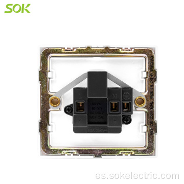 Enchufe de pared británico 1Gang BS Socket Outlet